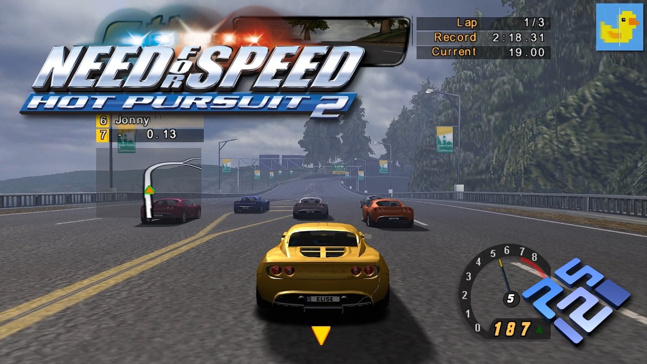 Need for Speed Hot Pursuit 2 - Coastal Parklands II - PCSX2 1080p 60fps
