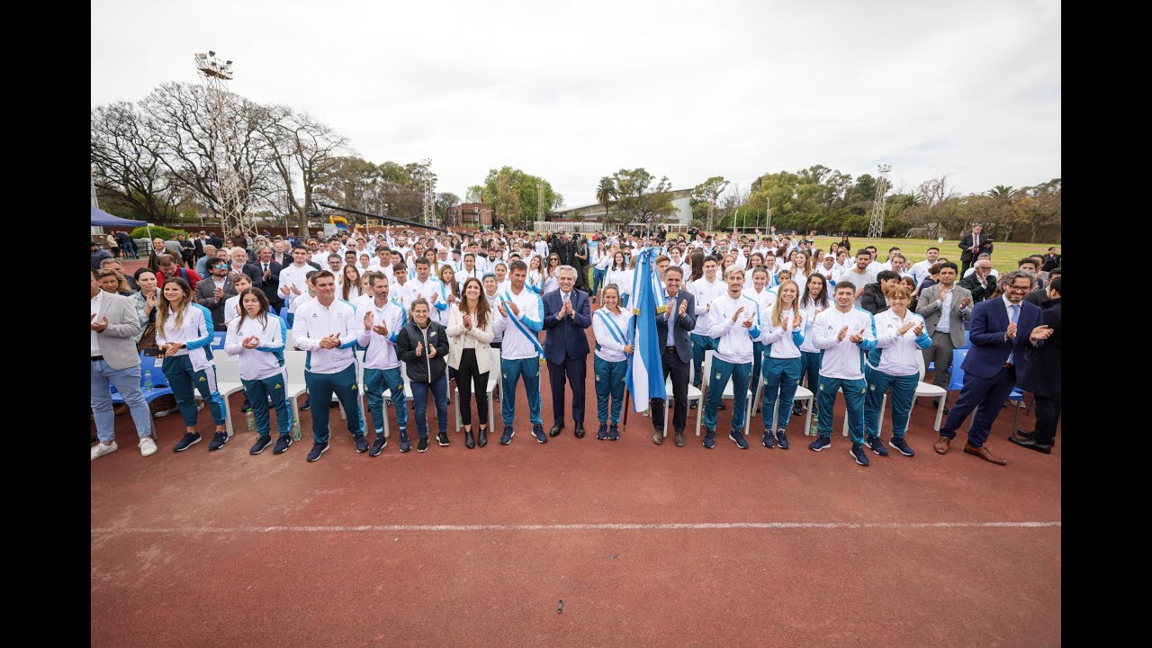 Despedida de las delegaciones para los Juegos Panamericanos y Parapanamericanos Santiago 2023