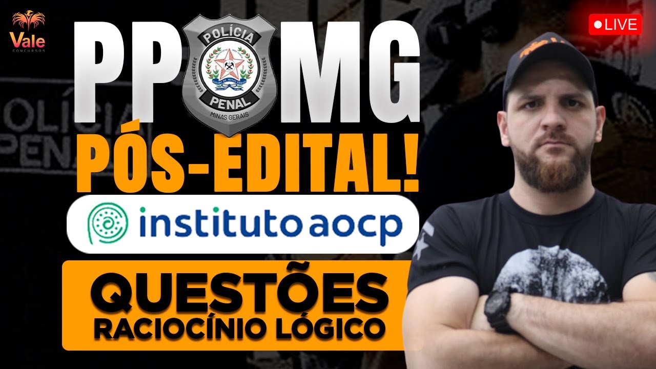 Racioc&iacute;nio L&oacute;gico para PPMG - QUEST&Otilde;ES AOCP: Conjuntos | Prof. D&ecirc;ner