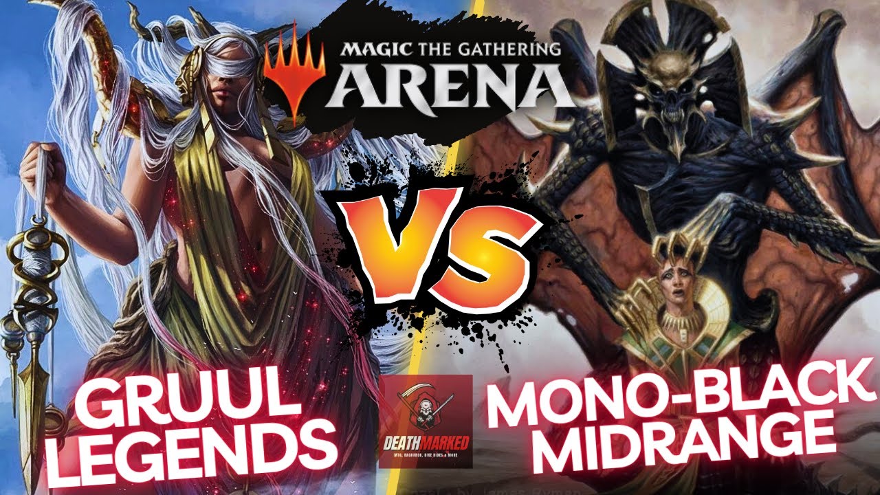 Gruul Legends VS Mono Black Midrange | #MTGArena Explorer Ranked Grind Gameplay