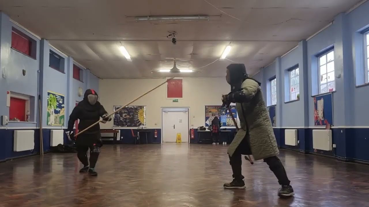 Dane Axe vs Spear Sparring [ Viking Martial Arts ] HEMA