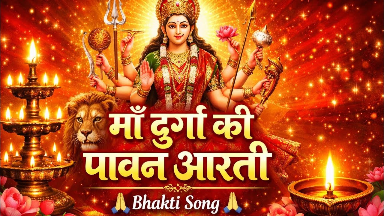 🙏 माँ दुर्गा की पावन आरती | Jay Ambe Gauri | Bhakti Song