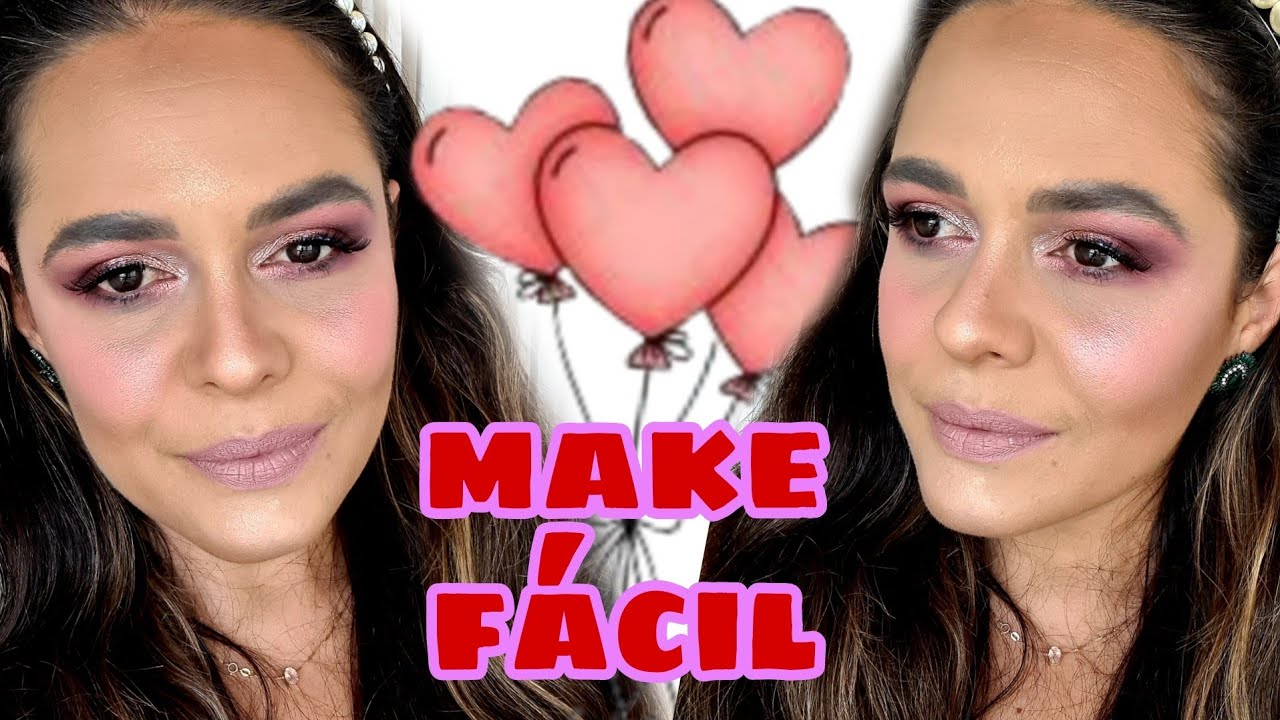 Make Dia dos NAMORADOS #makefacil #diadosnamorados #maquiagembrasil #tutorialmaquiagem #automake