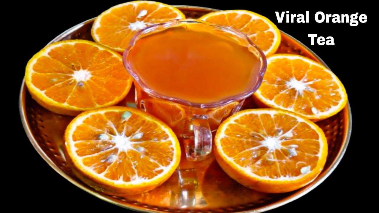 Viral Orange Tea  | How To Make Orange Tea | Viral Orange Tea Recipe 