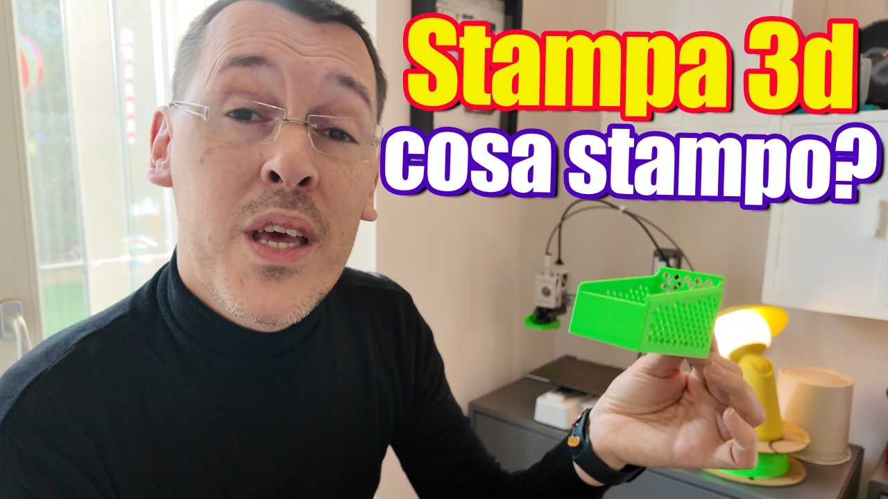 I PRIMI PROGETTI 3D da stampare senza errori con Bambulab