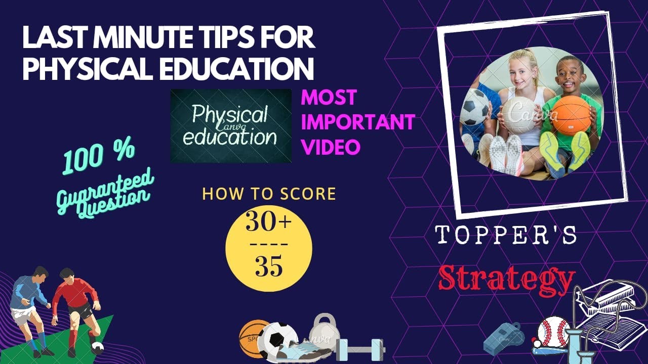 ISC Physical Education|| Last minute tips|| Exam Strategy