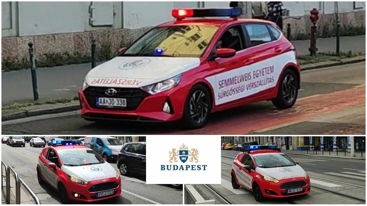 *BRAND NEW Hyundai I20 BC3*  3x SOTE Vérszállító/ 3x Semmelweis University Blood Transport Vehicles