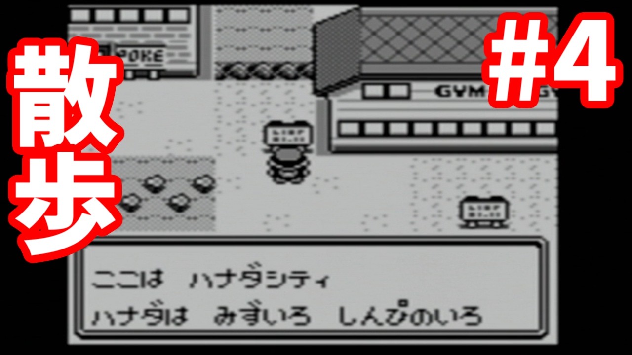 【ポケモン】ハナダシティ探索！住民に話を聞きまくります！　ポケットモンスター赤