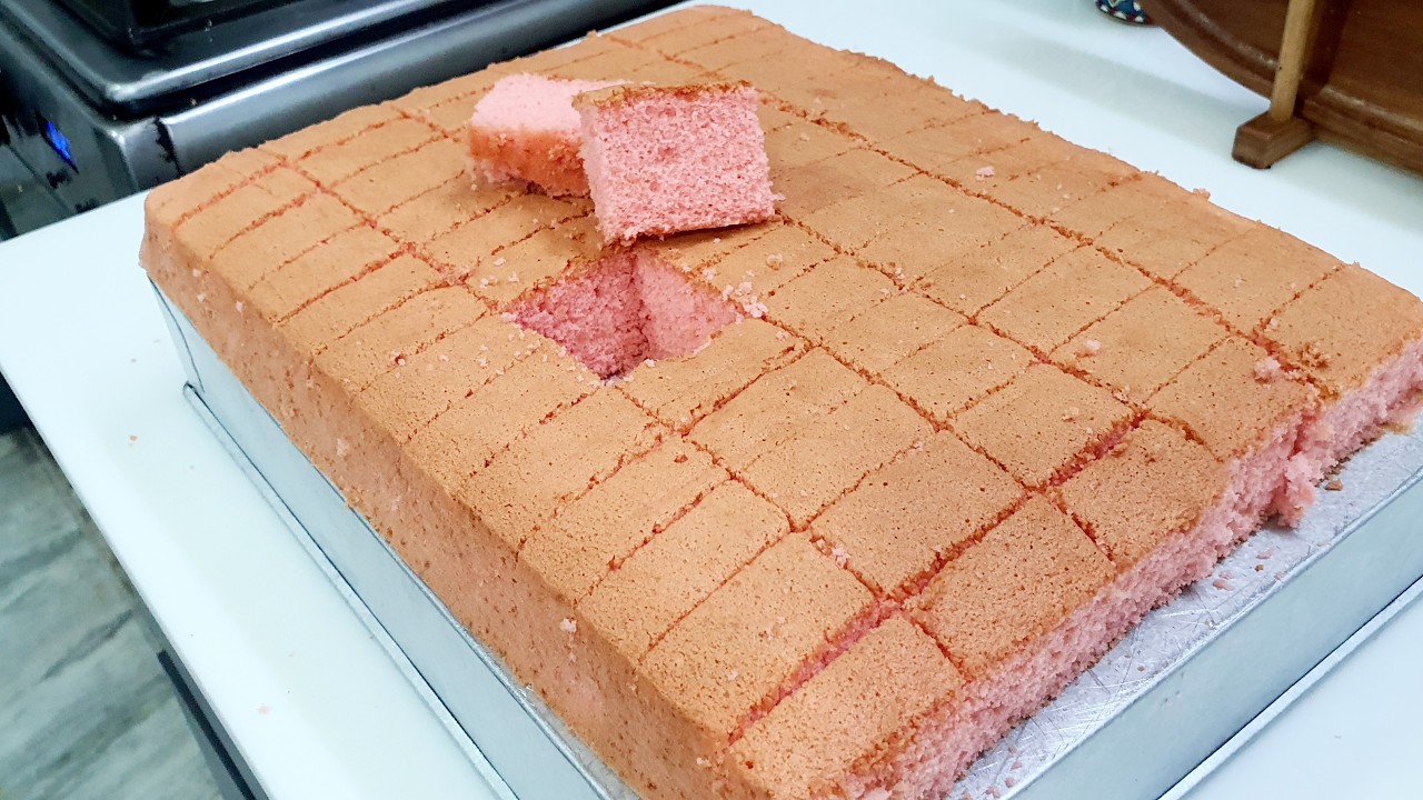 1கி ரோஸ் மில்க் டீ கேக் | 1 Kg Rose Milk Cake Recipe in Tamil | Trending  Rosemilk Tea Cake in Tamil
