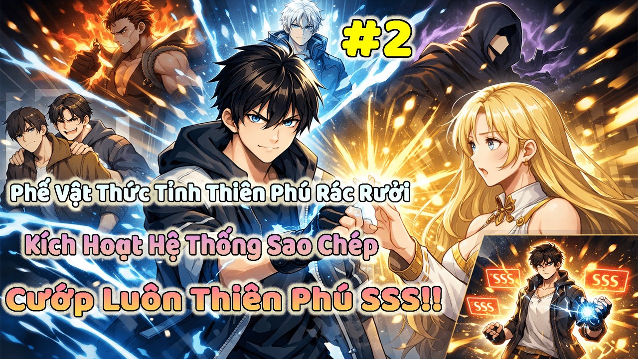 Phế Vật Thức Tỉnh Thiên Phú Rác Rưởi – Kích Hoạt Hệ Thống Sao Chép Cướp Luôn Thiên Phú SSS! P2
