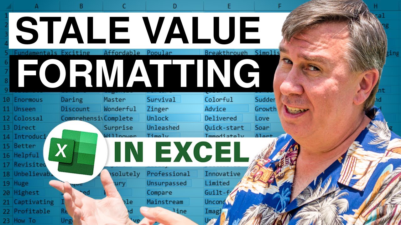 Форматирование устаревших значений Excel — эпизод 2613