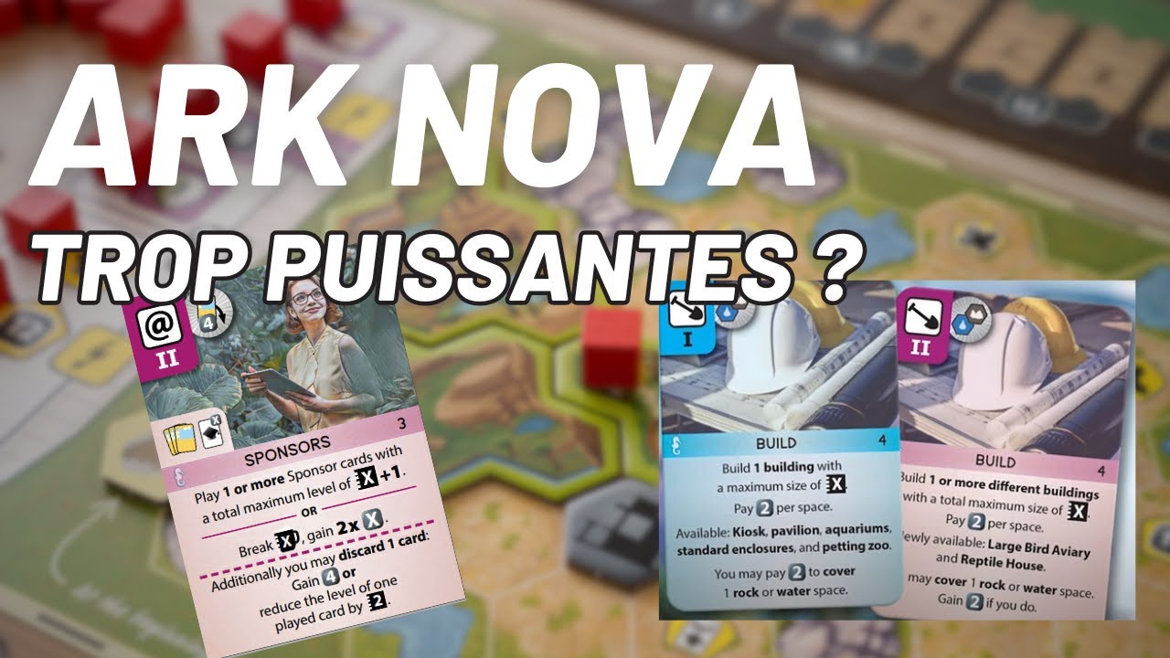 ARK NOVA | Les meilleures cartes action