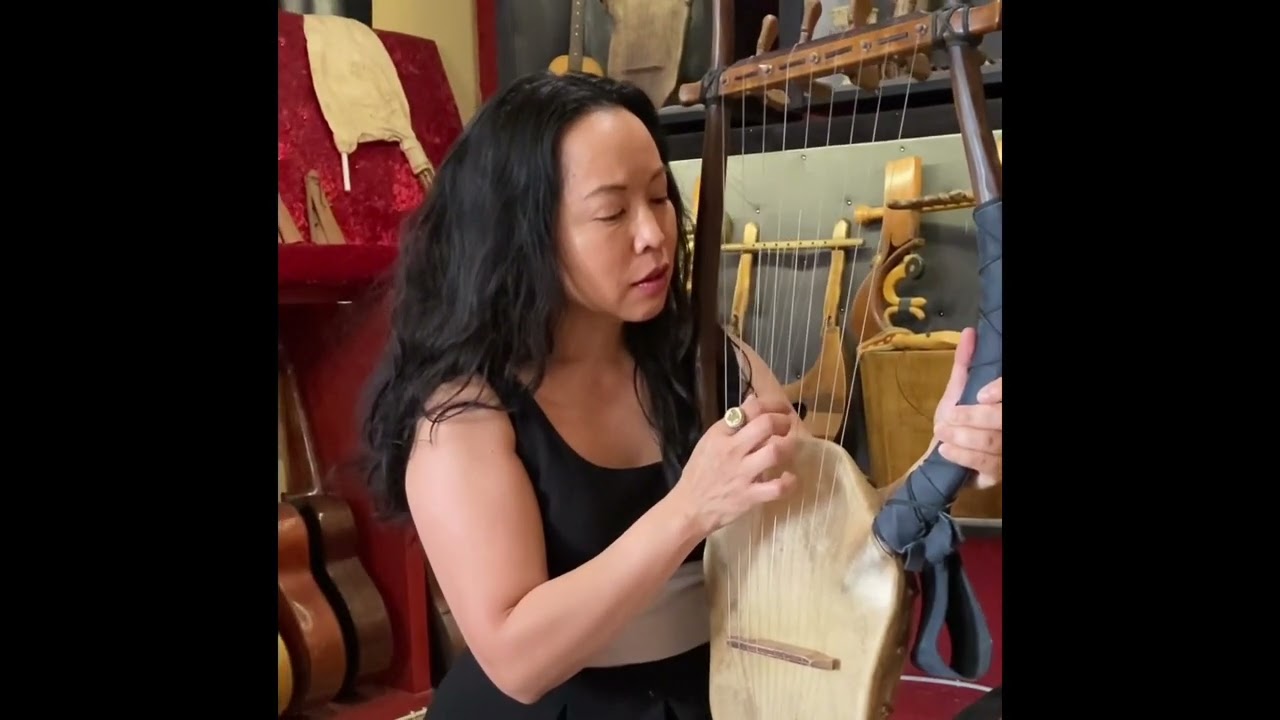 Improvisation. Nikolaos Bras&rsquo;s Workshop. Athens, Greece. Ancient Greek lyre. Bettina Joy de Guzman.