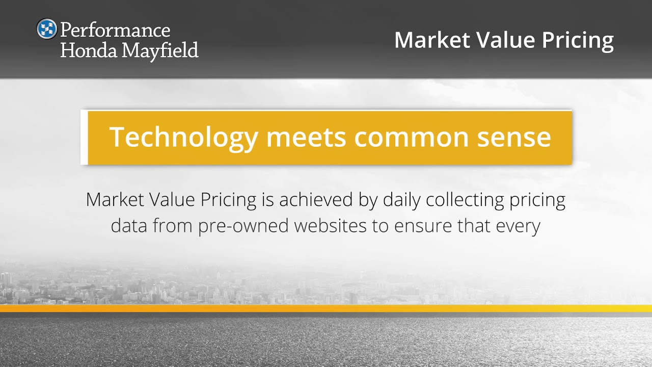 Market Value Pricing PMH 1