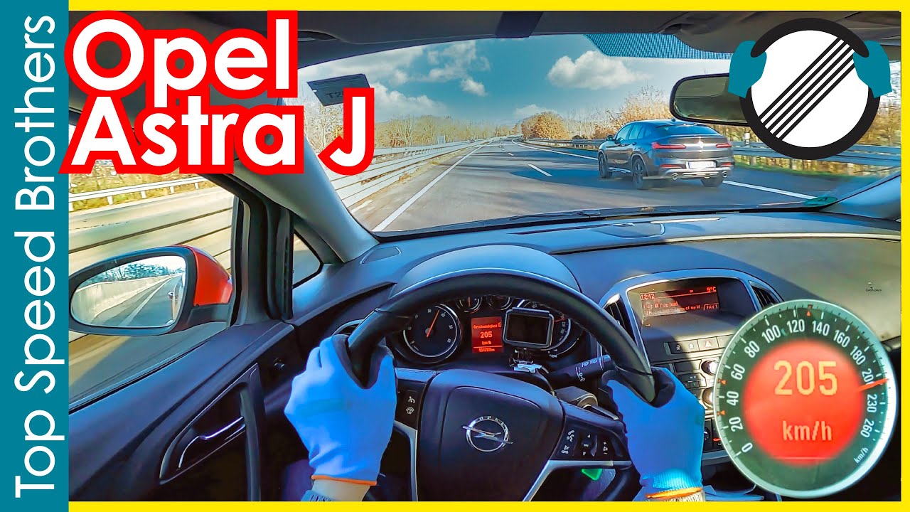 Opel Astra J 1.7 CDTI  110HP (2014) AUTOBAHN POV TOP SPEED 🚀