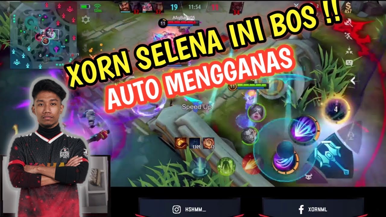XORN SELENA INI BOS !! AUTO MENGGANAS !! MOBILE LEGENDS !!!