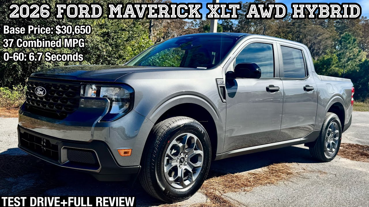 2026 Ford Maverick XLT AWD Hybrid: TEST DRIVE+FULL REVIEW