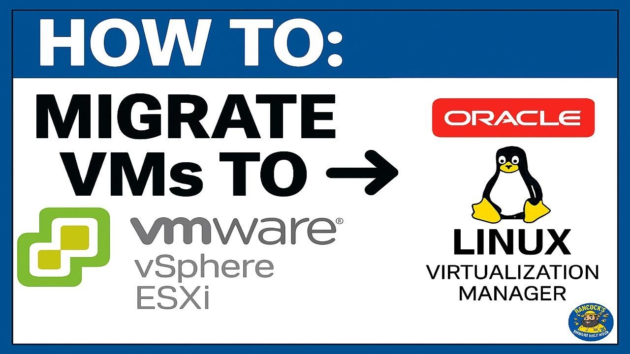 КАК: перенести виртуальные машины VMware vSphere ESXi в Oracle Linux Virtualization Manager ЗА СЧ...