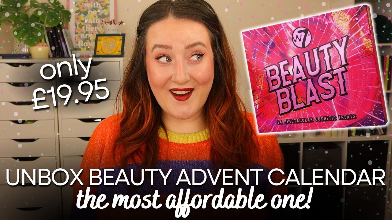 РАСПАКУЙТЕ АДВЕНТ-КАЛЕНДАРЬ W7 BEAUTY BLAST! Рождественский макияж, обратный отсчёт. Не тестирует...
