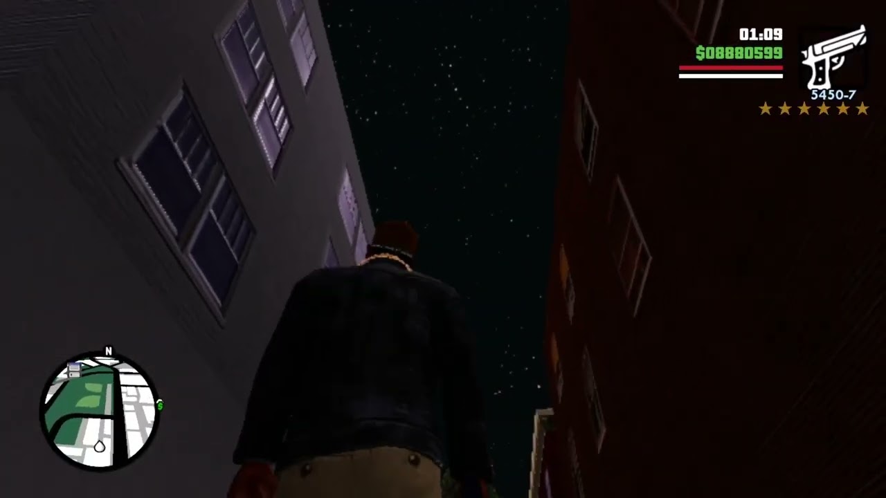 GTA San Andreas Definitive Edition 6 Stars Wanted Level Shootout + Escape