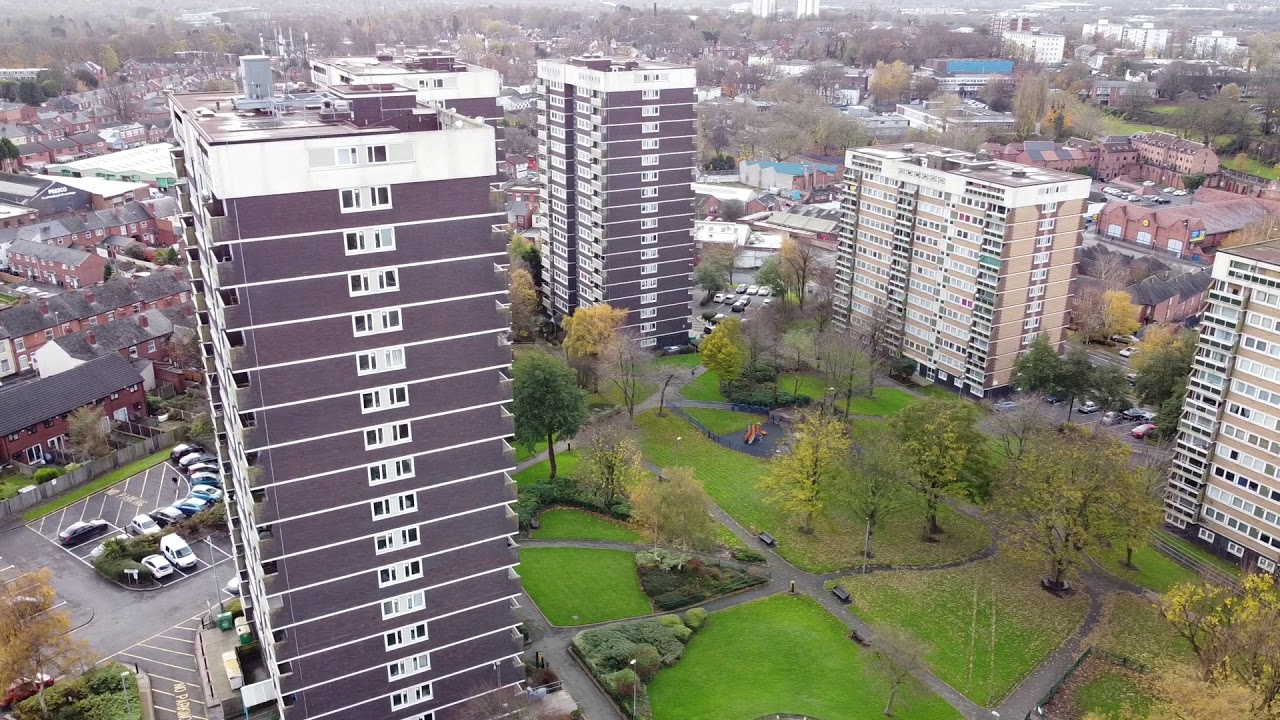 Chuckery Drone Video, Walsall Birmingham Before