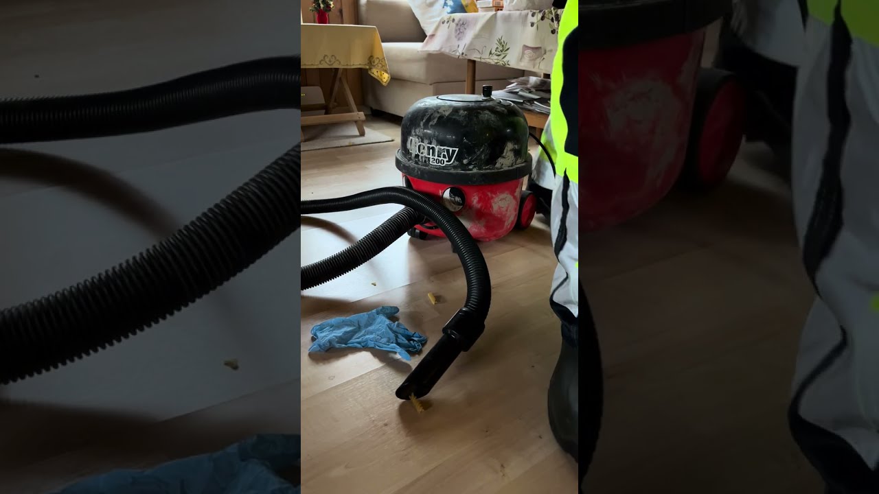 Numatic Henry workvac in action