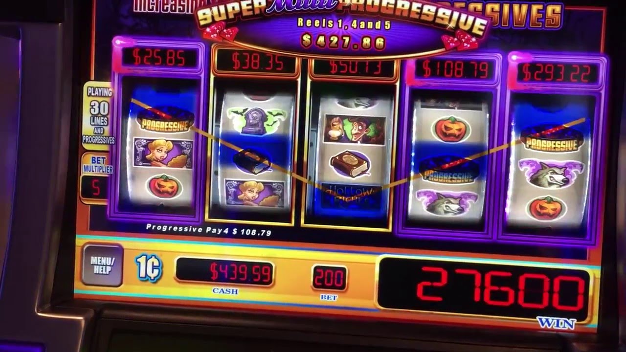 WMS Hollows Riches Super Multi Progressive **BIG WINS!!**