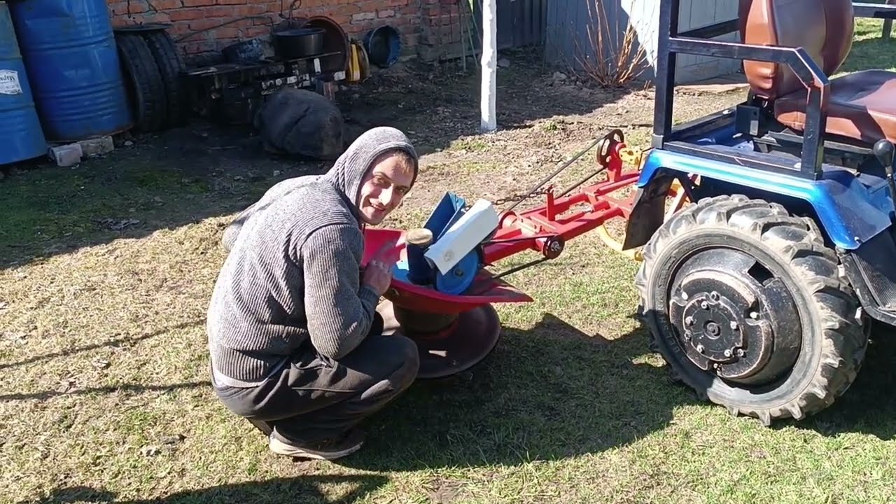 Роторная косилка нева на минитрактор АМЖК8