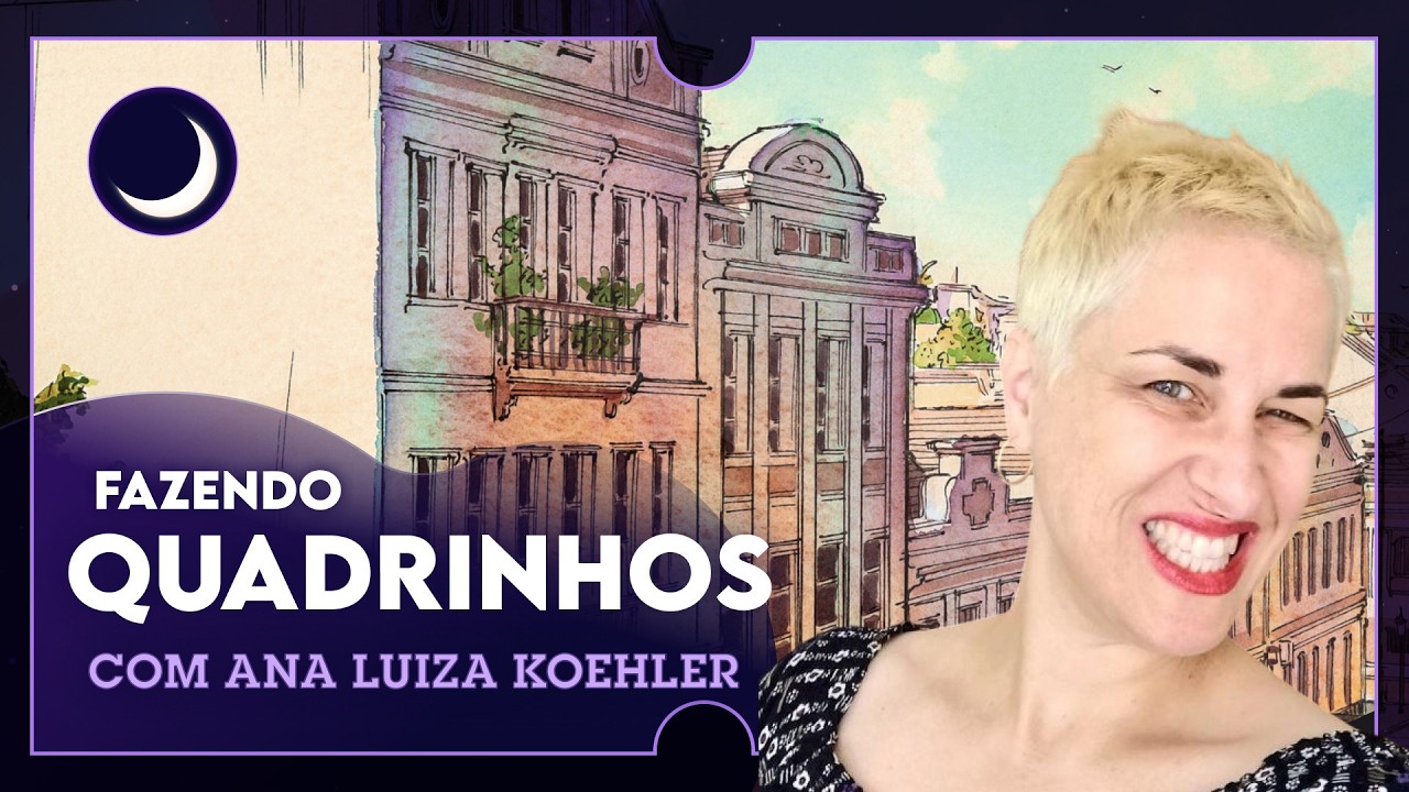 Fazendo quadrinhos tradicionais! Hoje com @AnaLuizaKoehler !