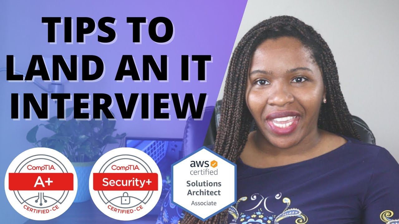 Top 5 Tips To Land An Interview - CompTIA,  AWS, Cisco
