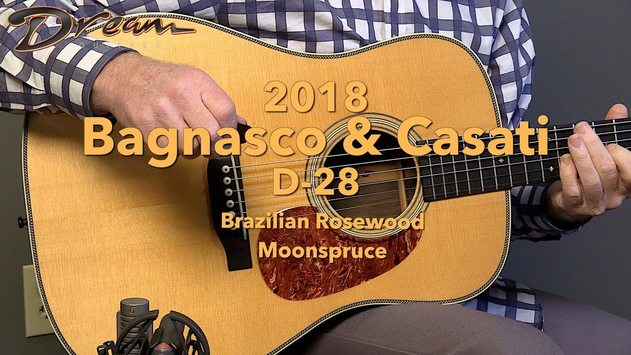 Гитары мечты - Bagnasco & Casati D-28 2018 года, бразильский палисандр и лунная ель #гитара #гита...