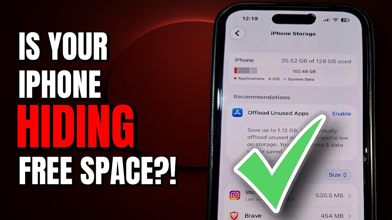 Stop Deleting Apps! This Hidden iPhone Feature Frees Massive Storage (Without Losing Data)
