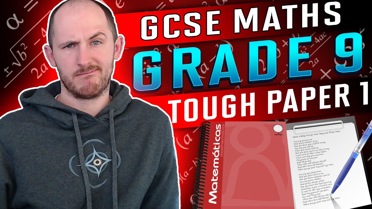 GCSE MATHS TOUGH GRADE 9 PAPER 2024