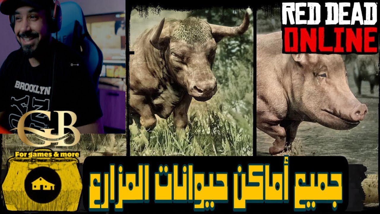 ريد ديد أون لاين : جميع أماكن حيوانات المزارع