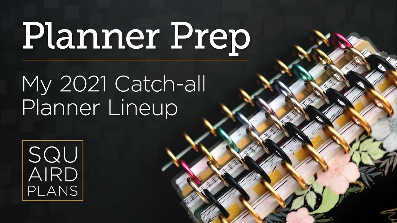 FINALLY! My 2021 Planner Lineup :: Frankenplanner Setup :: Classic Happy Planner :: Squaird Plans