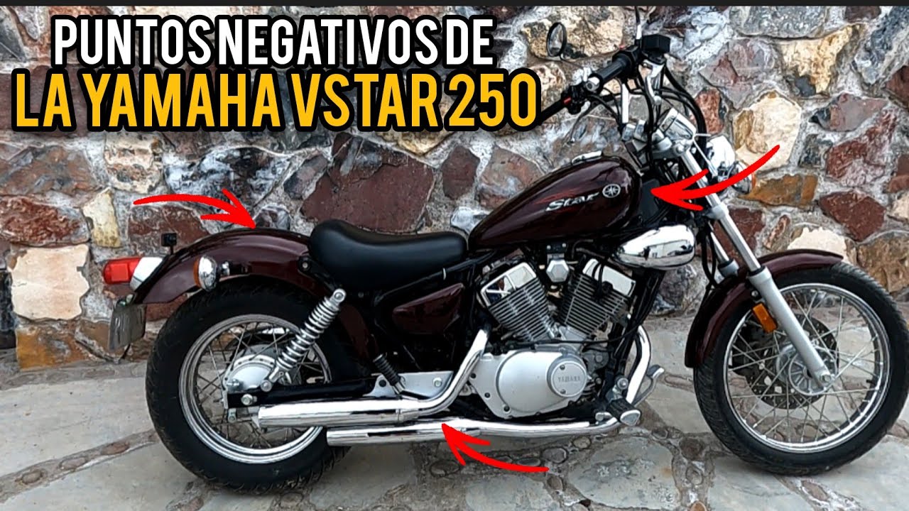 Lo que NO ME GUSTA de mi VSTAR 250.