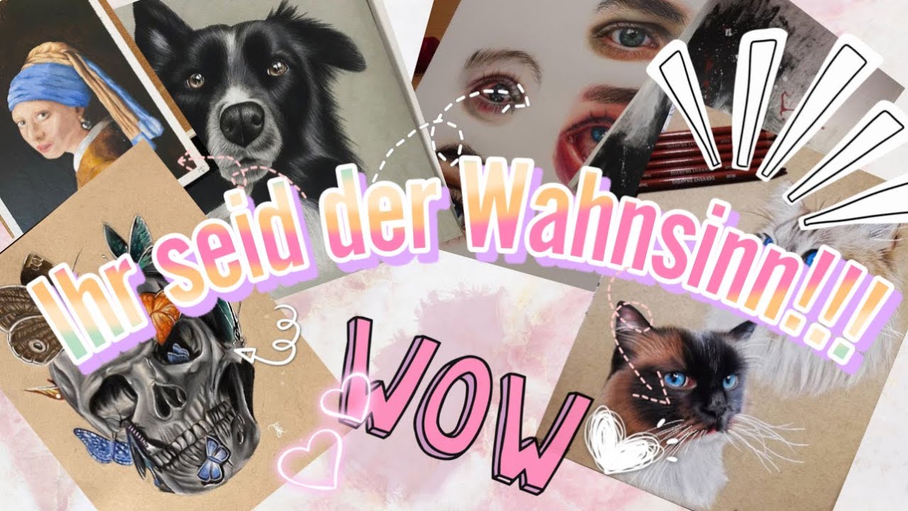 ICH REAGIERE AUF EURE ZEICHNUNGEN! 😱 - Zuschauer Kunst bewerten | REACTION