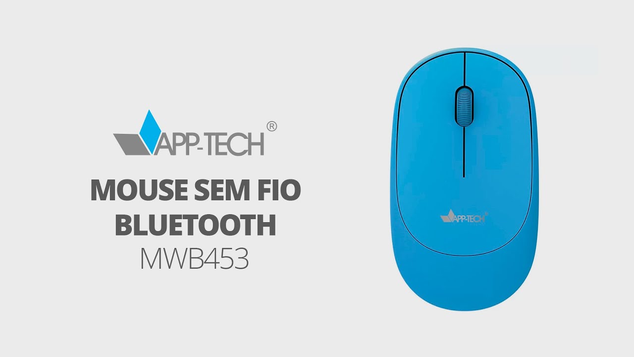 Mouse sem fio, Bluetooth, Azul, MWB453 da APP-TECH