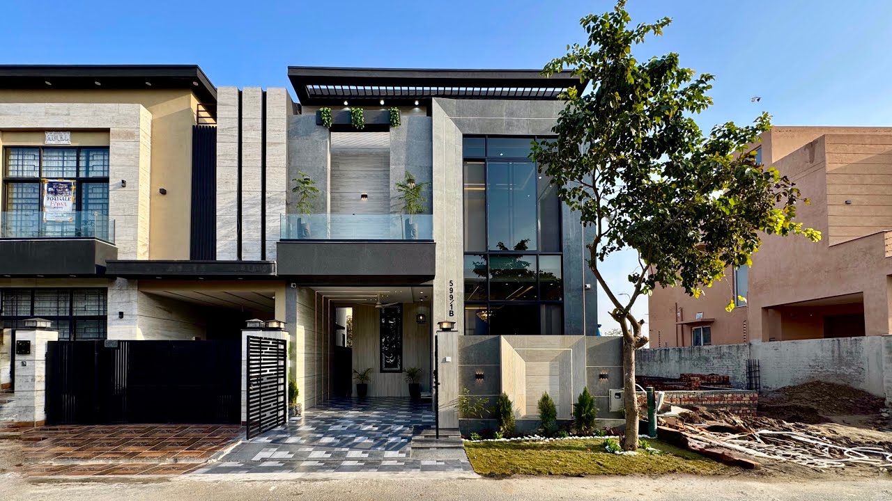 5 Marla Modern Designer House Tour | DHA 9 Town Lahore | Double Unit Home