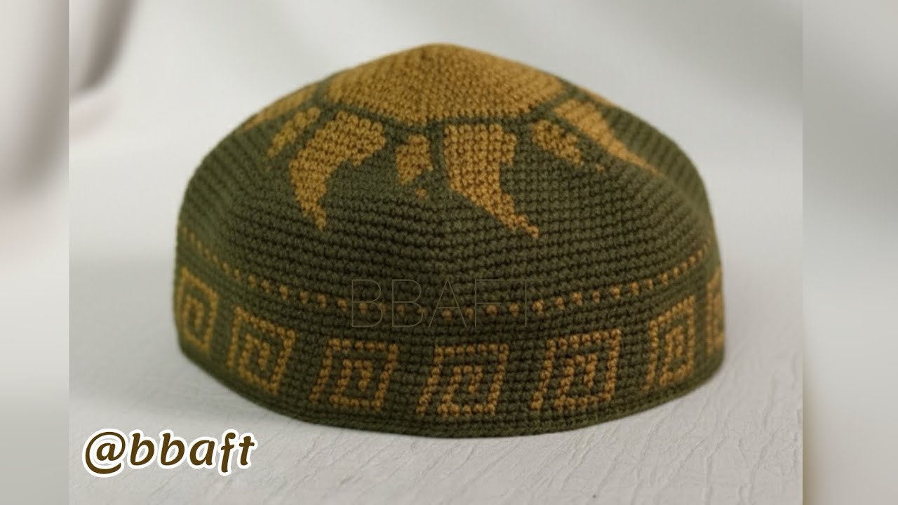 تکنیک تاپستری در کلاه لئونی crochet hat