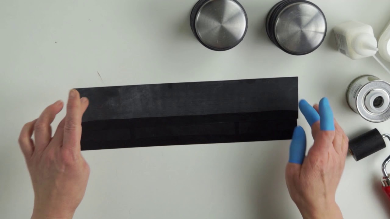 Tutorial: Kleben einer Latex-Naht