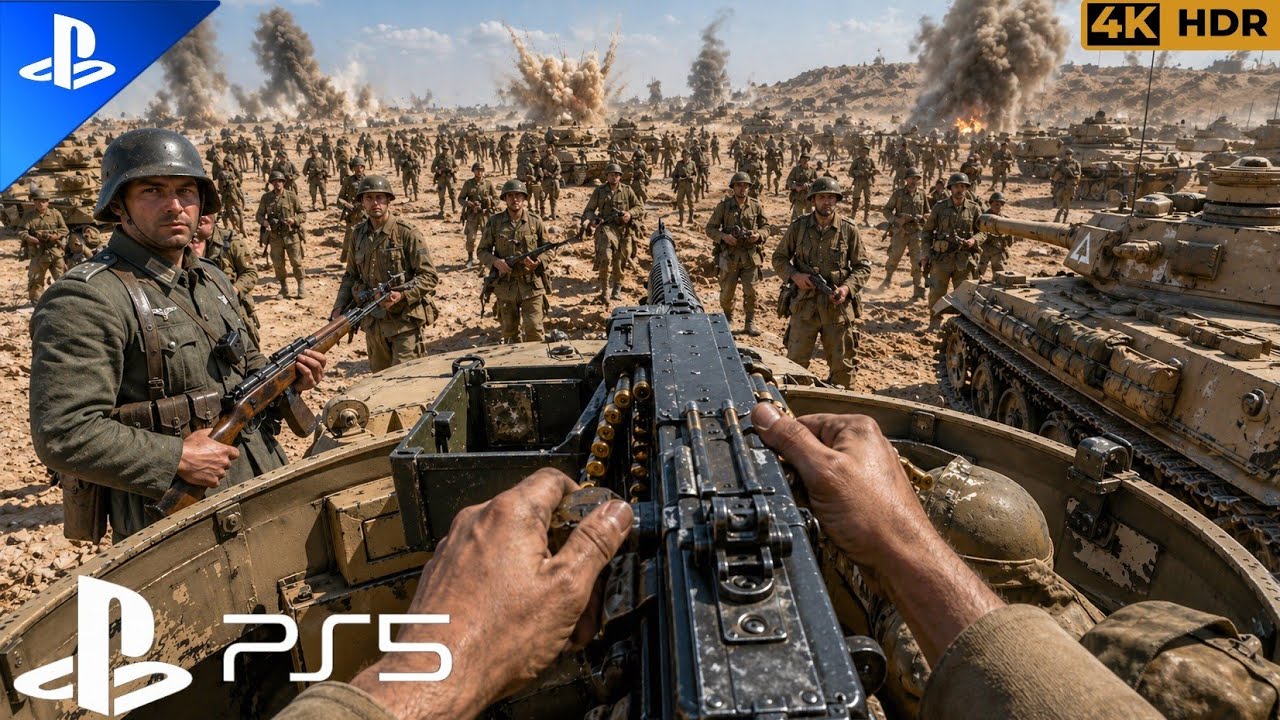 (PS5) Элитный отряд Второй мировой войны, часть 3 | Реалистичный ультраграфический геймплей [4K60...