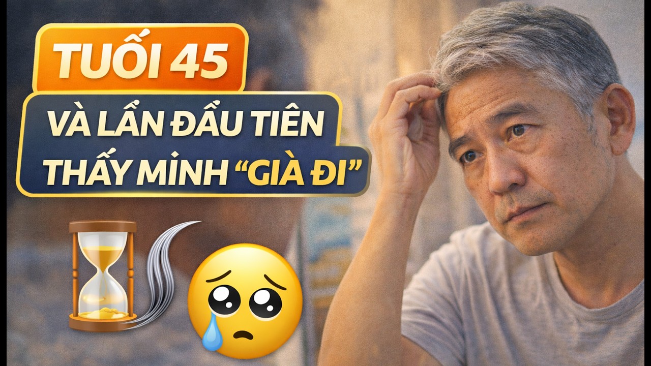 Tuổi 45 và lần đầu tiên thấy mình già đi #suckhoe #suckhoevacuocsong #loisonglanhmanh #suckhoehomnay