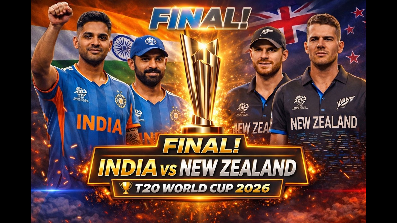 INDIA vs NEW ZEALAND World Cup 2026 | Cricket 26 Gameplay – Big Shots & Last-Ball Finish