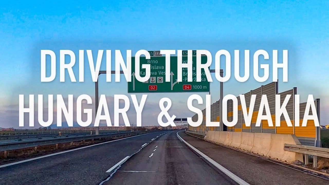 🇭🇺🇸🇰 55 Minutes of Driving Through Rural Hungary and Slovakia NO MUSIC