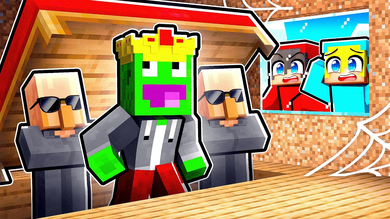 JESTEM KRÓLEM ale UKRYŁEM TO PRZED MOIMI PRZYJACIÓŁMI w Minecraft!