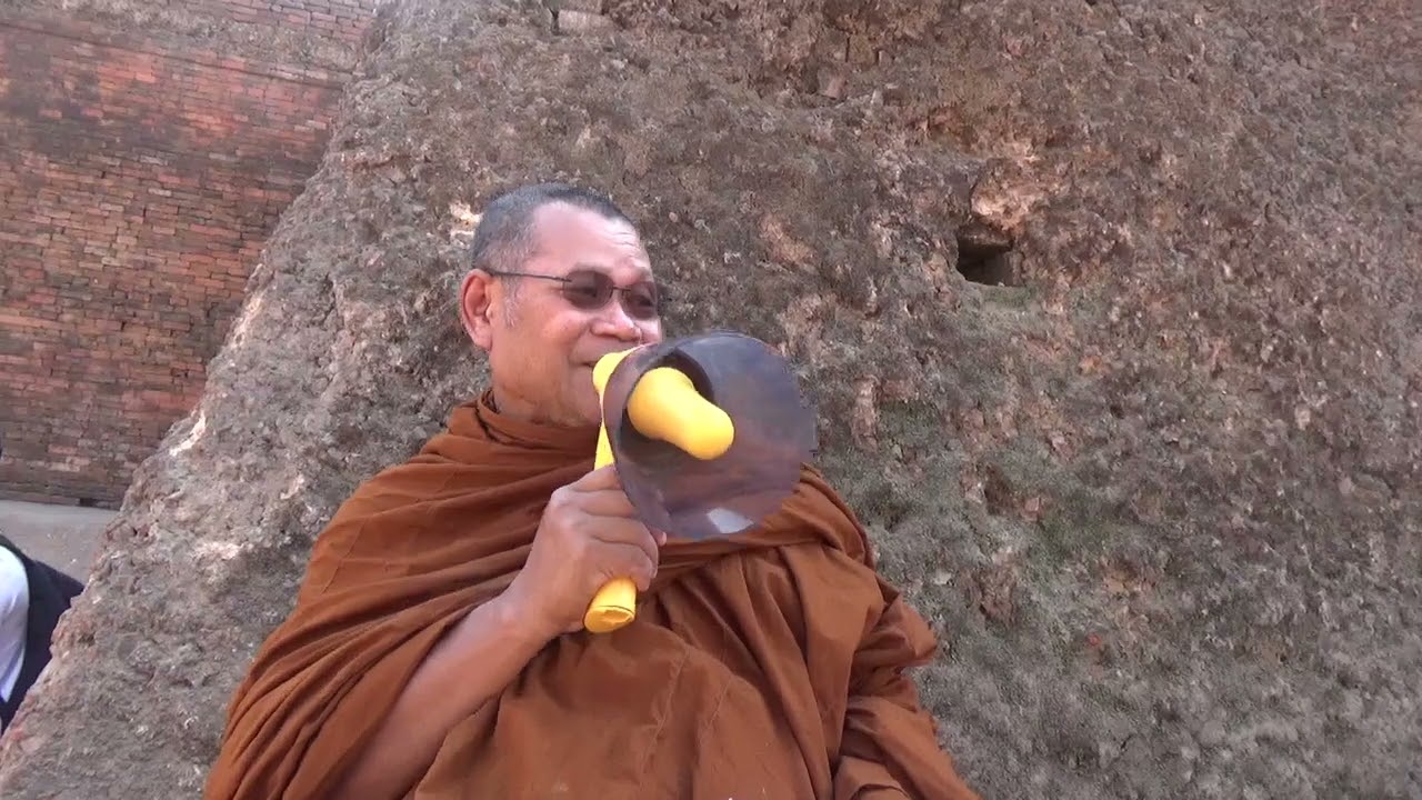 พระอาจารย์มานพ อุปสโม นำคณะจาริกบุญจาริกธรรมเข้าชมและศึกษามหาวิทยาลัยนาลันทา