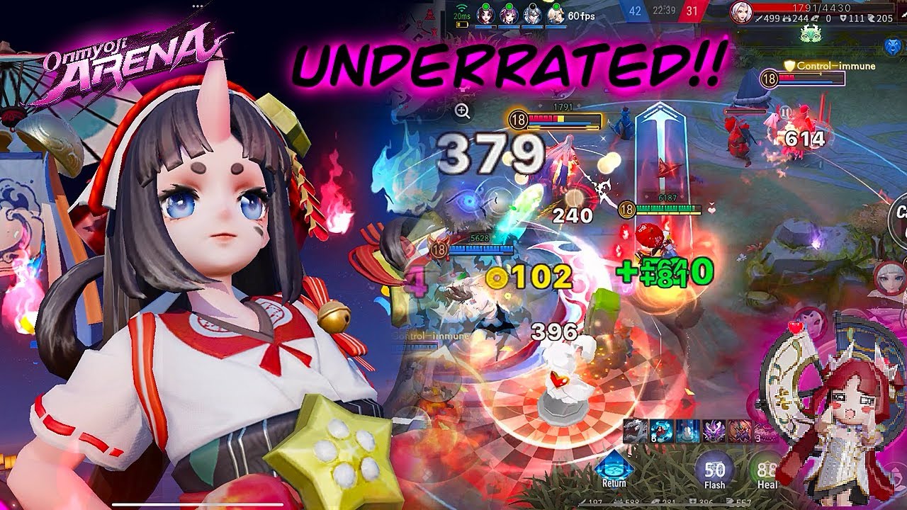 Onmyoji Arena ~ Zashiki | She’s So UNDERRATED!! WHY DON’T I SEE HER BEING PLAYED MORE?!