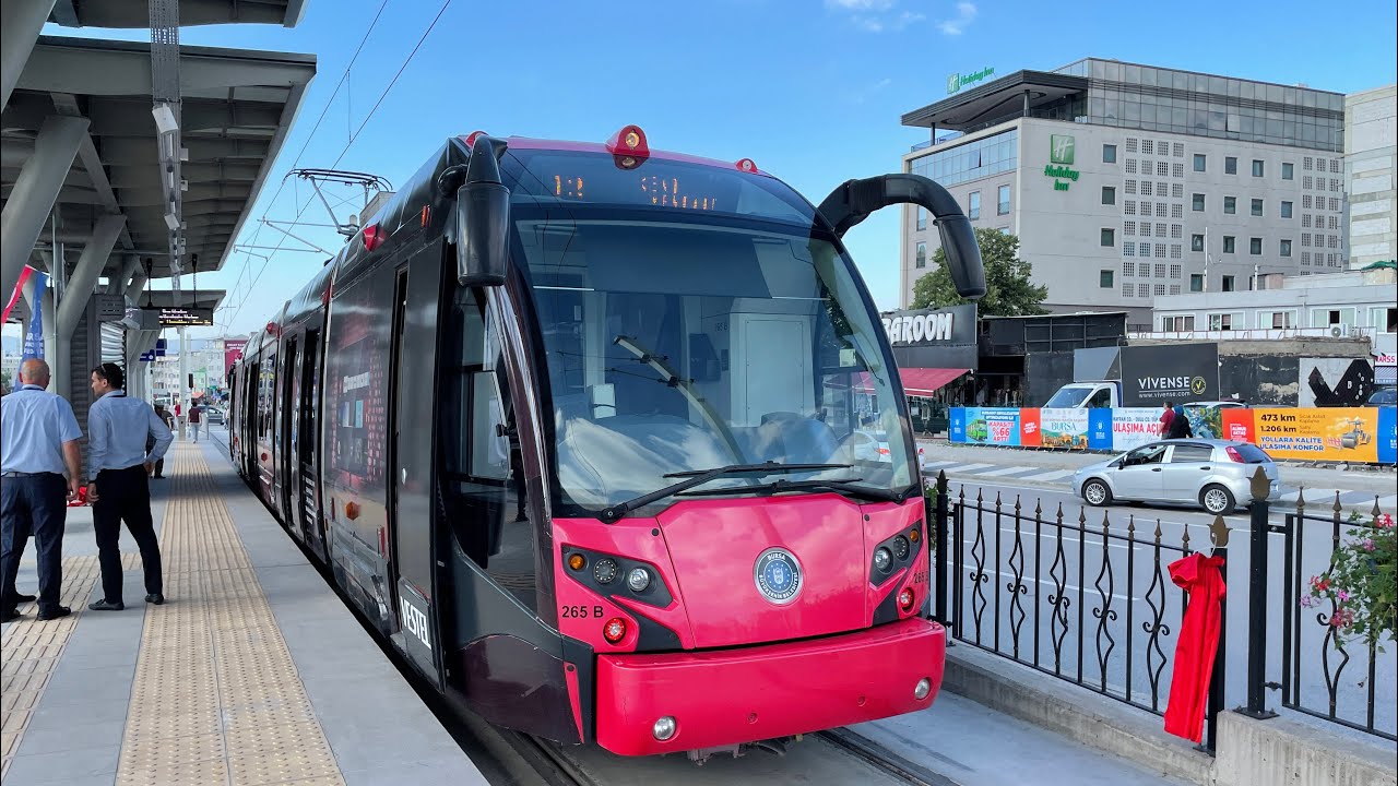 Bursa T2 Tramvay Hattı Hizmete Girdi Bursamıza Hayırlı Olsun