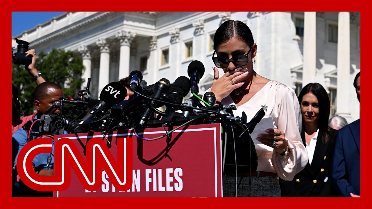 Epstein survivors share horrifying stories from Capitol steps